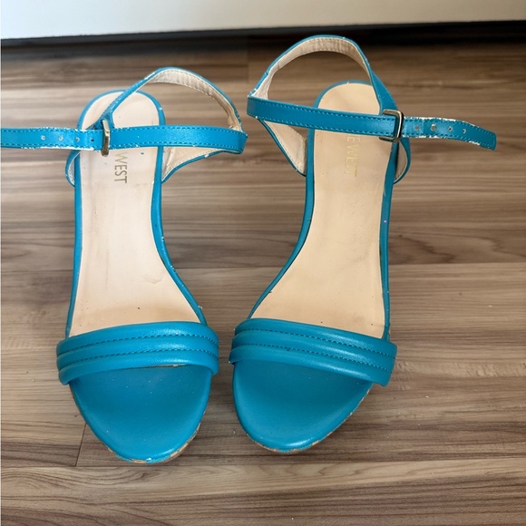 Nine West Turquoise Women's Sandals - Picture 1 of 5